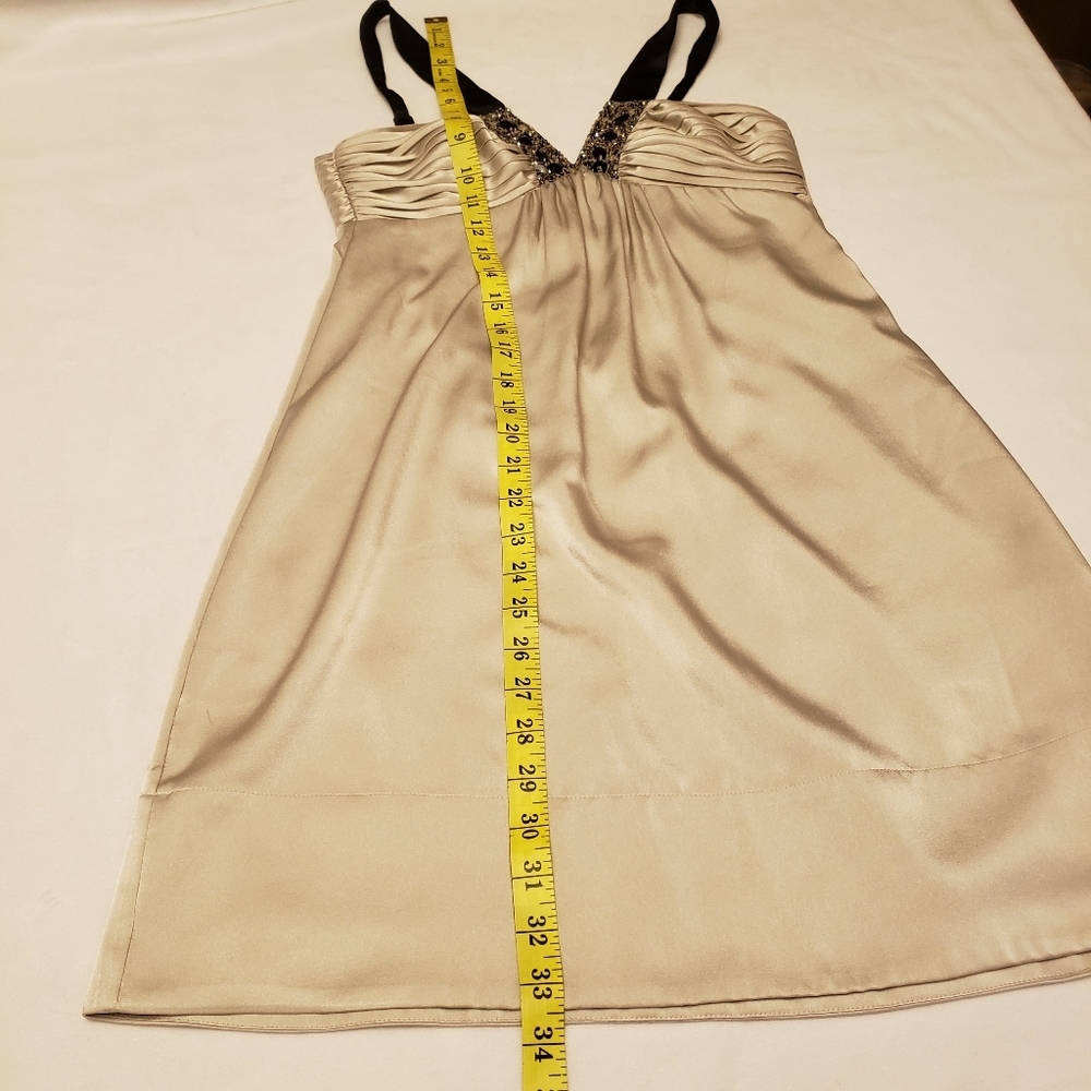 BCBG Beaded and Sequin Silk Dress Size 0P - Picture 12 of 15
